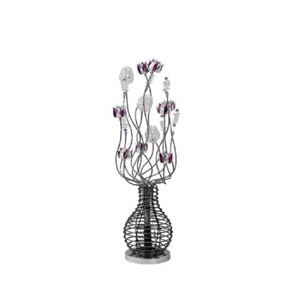 Viola Aluminium Crystal Table Lamps Diyas Home Armed Table Lamps Viola Aluminium Crystal Table Lamps Diyas Home Armed Table Lamps